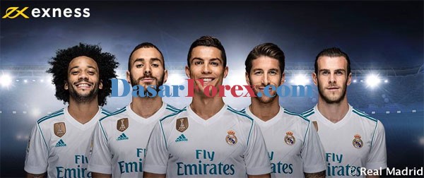 Kerjasama Exness dan Real Madrid
