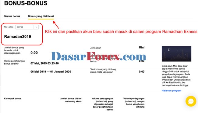 Bonus ramadhan exness