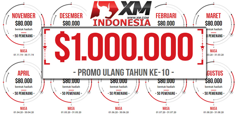 Promo 10 tahun XM