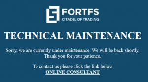 Login FortFS tidak bisa diakses